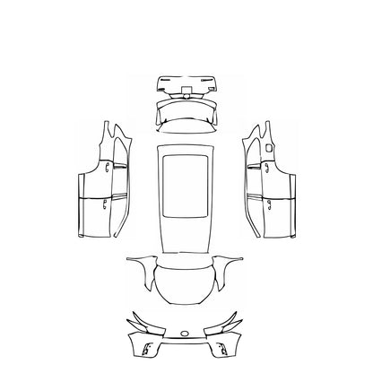 Pre-Cut PPF Toyota Highlander (CN) 2018 - PPF-Kits