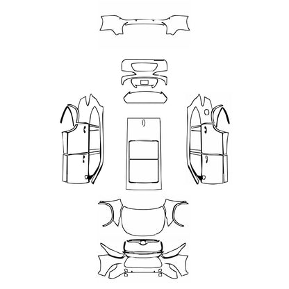 Pre-Cut PPF Toyota Highlander (US) LE 2025 - PPF-Kits
