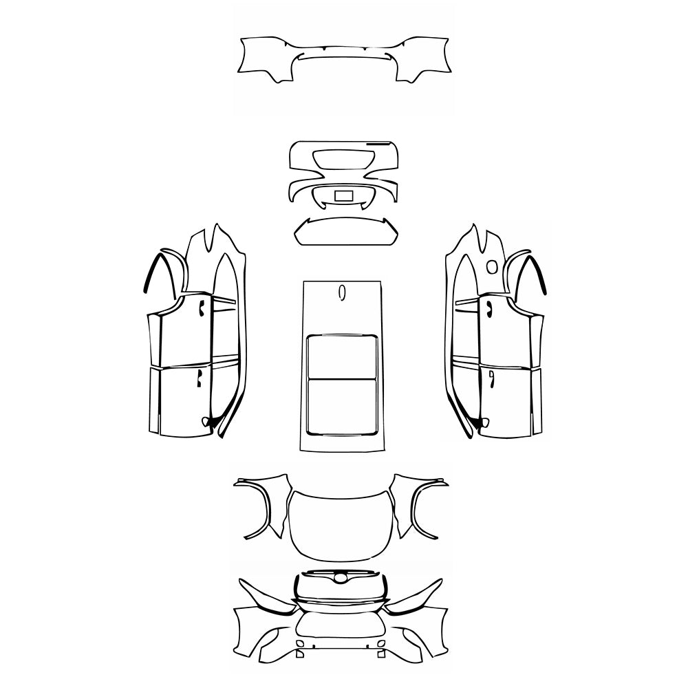 Pre-Cut PPF Toyota Highlander (US) L 2025 - PPF-Kits