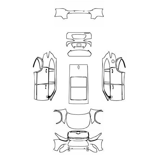 Pre-Cut PPF Toyota Highlander (US) Limited 2025 - PPF-Kits