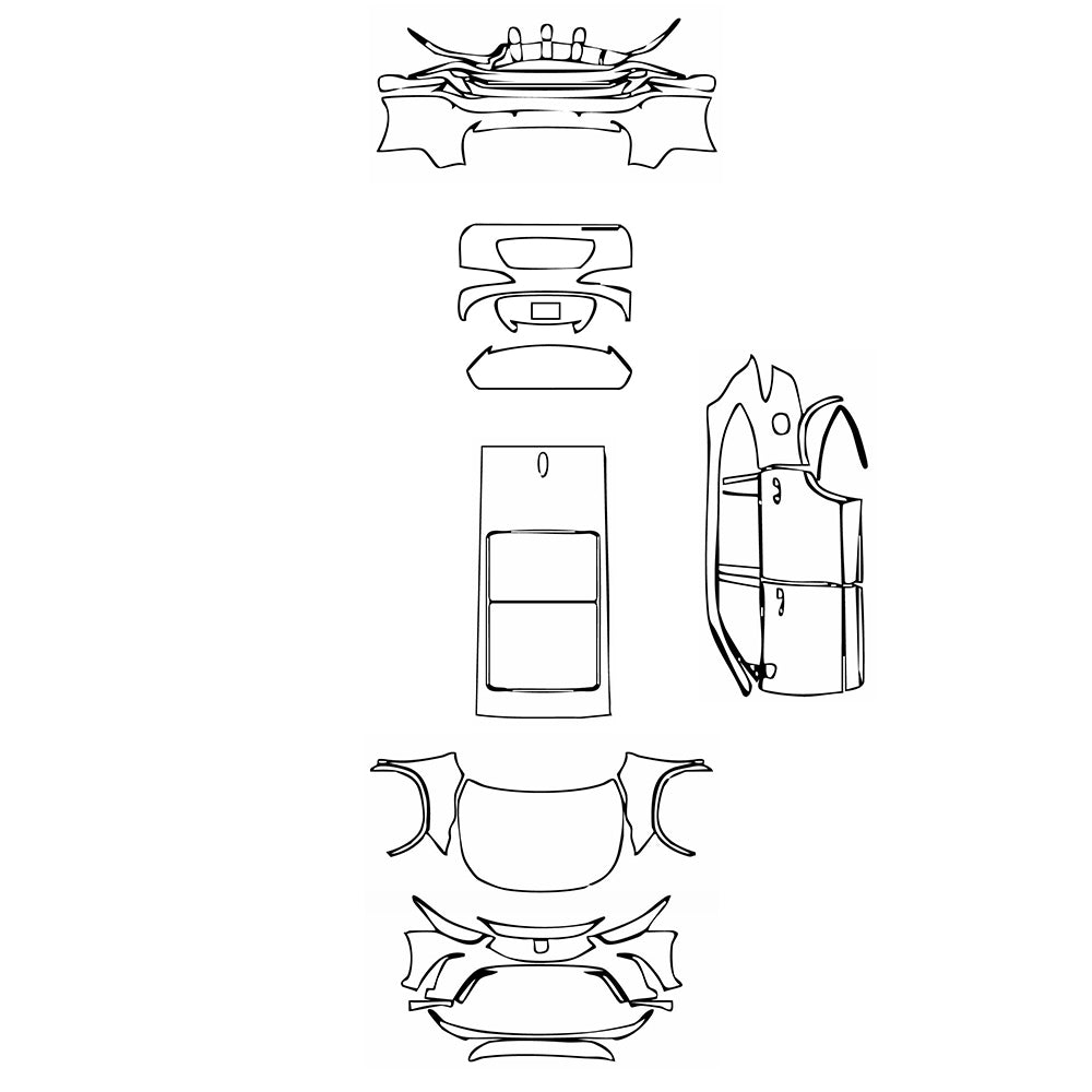 Pre-Cut PPF Toyota Highlander (US) XSE 2024 - PPF-Kits