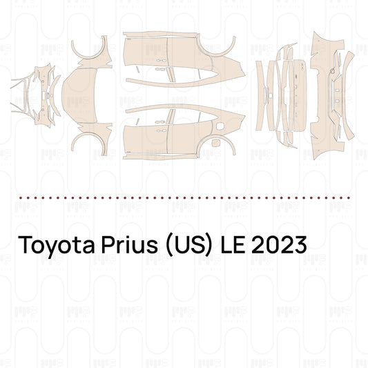 Pre-Cut PPF Toyota Prius (US) LE 2023