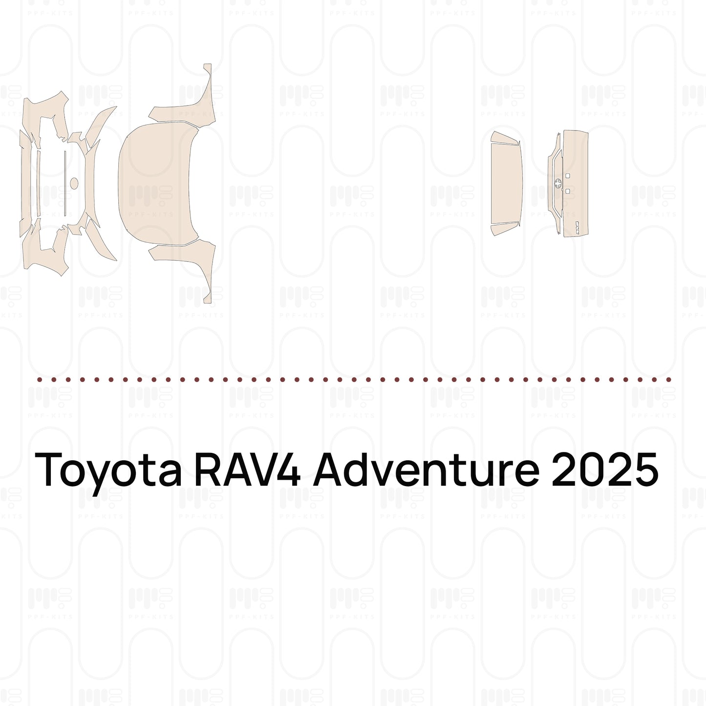 Pre-Cut PPF Toyota RAV4 Adventure 2025