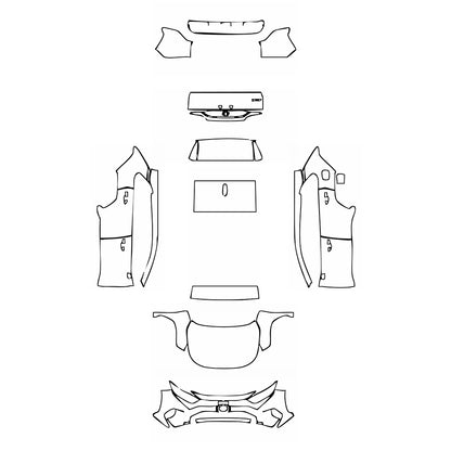 Pre-Cut PPF Toyota RAV4 Base 2020 - PPF-Kits