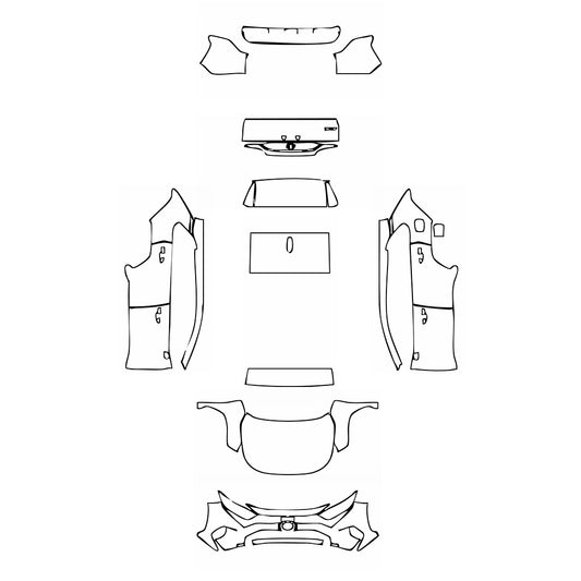 Pre-Cut PPF Toyota RAV4 Base 2020 - PPF-Kits