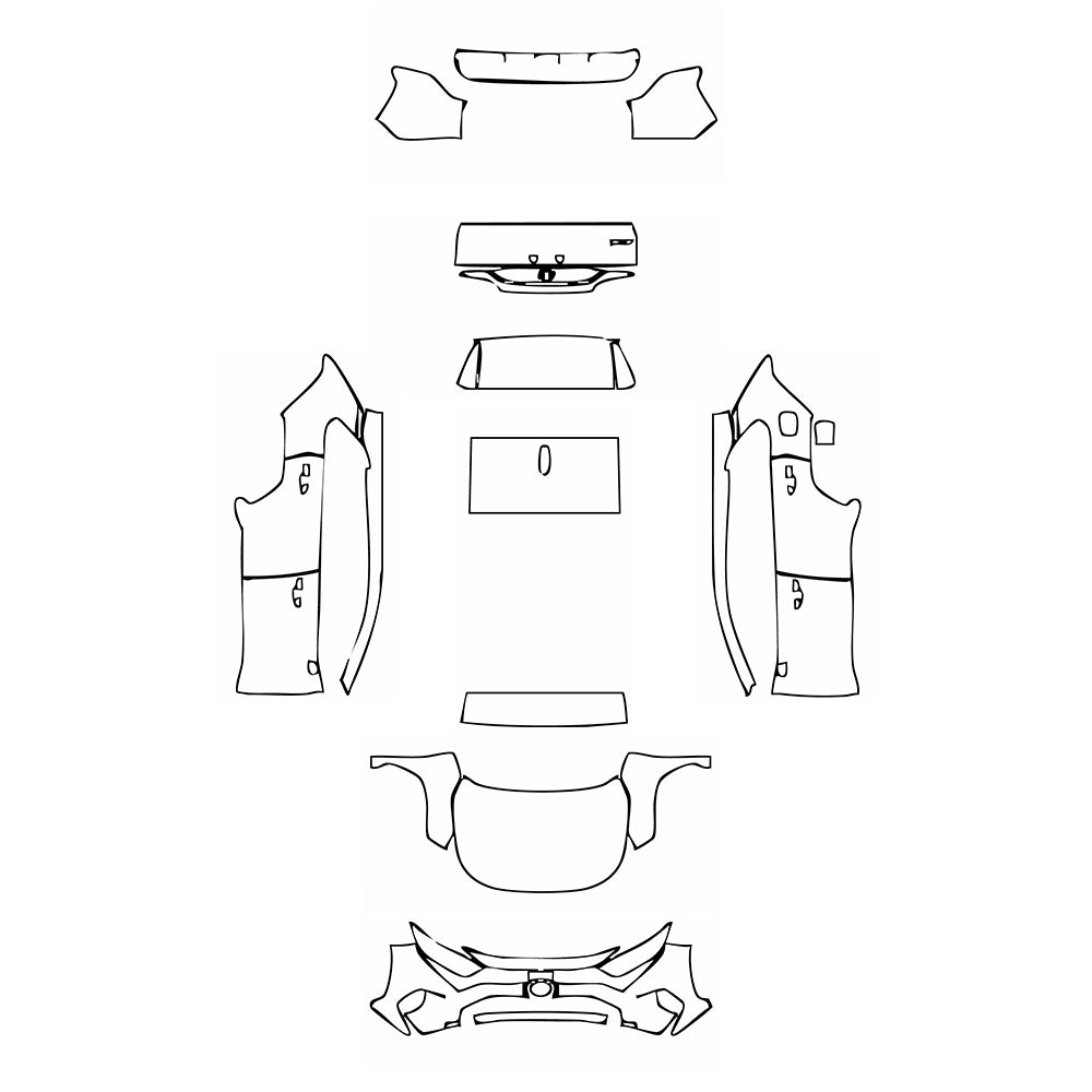 Pre-Cut PPF Toyota RAV4 Base 2021 - PPF-Kits