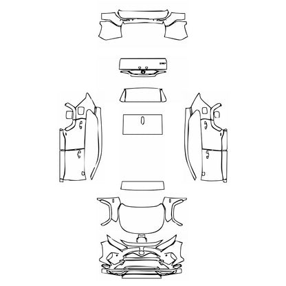 Pre-Cut PPF Toyota RAV4 Prime (US) SE 2024 - PPF-Kits