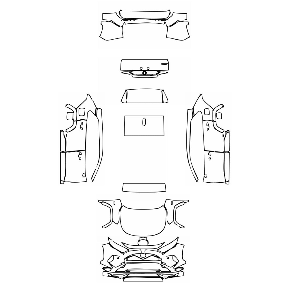 Pre-Cut PPF Toyota RAV4 Prime (US) XSE 2021 - PPF-Kits