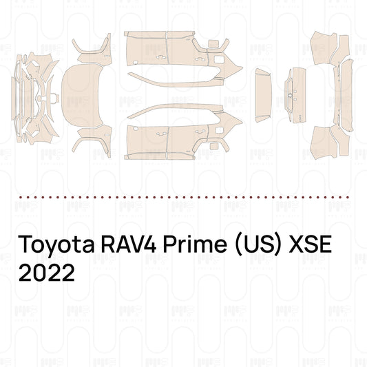 Pre-Cut PPF Toyota RAV4 Prime (US) XSE 2022