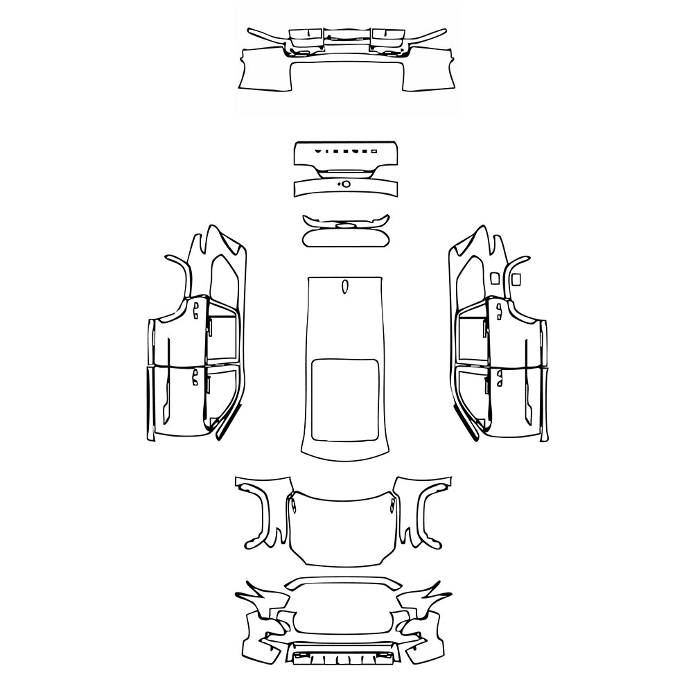 Pre-Cut PPF Toyota Sequoia Capstone 2025