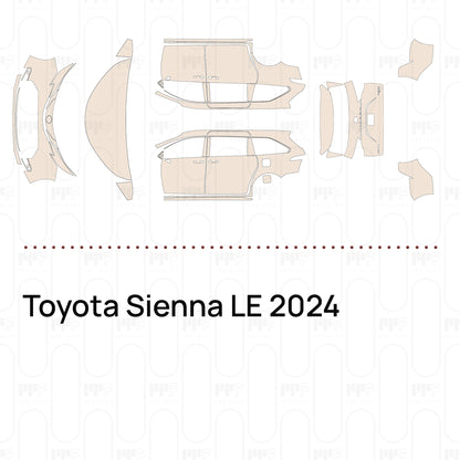 Pre-Cut PPF Toyota Sienna LE 2024