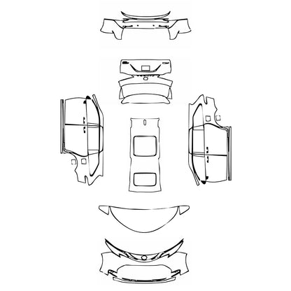 Pre-Cut PPF Toyota Sienna Limited 2021 - PPF-Kits