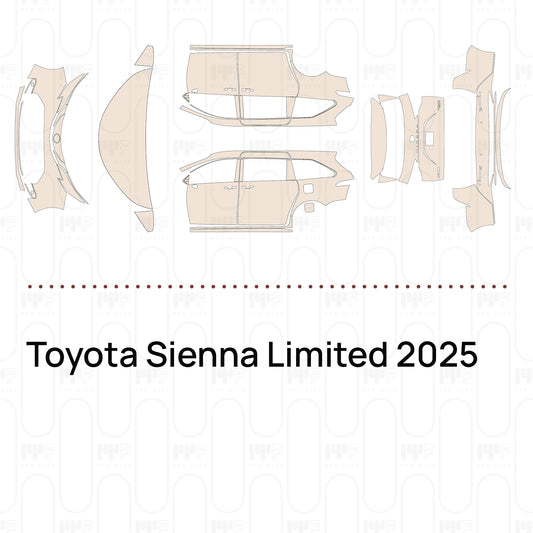 Pre-Cut PPF Toyota Sienna Limited 2025