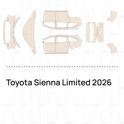 Pre-Cut PPF Toyota Sienna Limited 2026