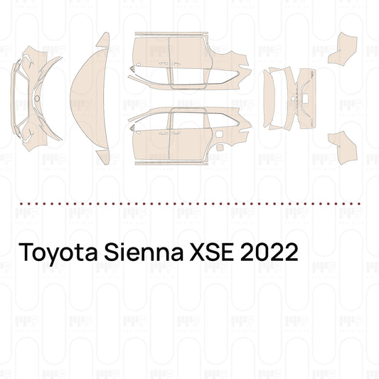 Pre-Cut PPF Toyota Sienna XSE 2022