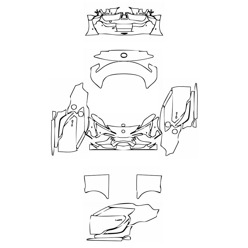 Pre-Cut PPF Toyota Supra 2021 - PPF-Kits