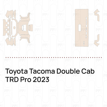 Pre-Cut PPF Toyota Tacoma Double Cab TRD Pro 2023