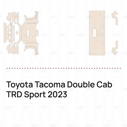 Pre-Cut PPF Toyota Tacoma Double Cab TRD Sport 2023
