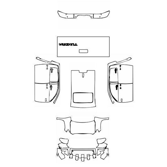 Pre-Cut PPF Toyota Tundra CrewMax 1794 Edition 2021 - PPF-Kits