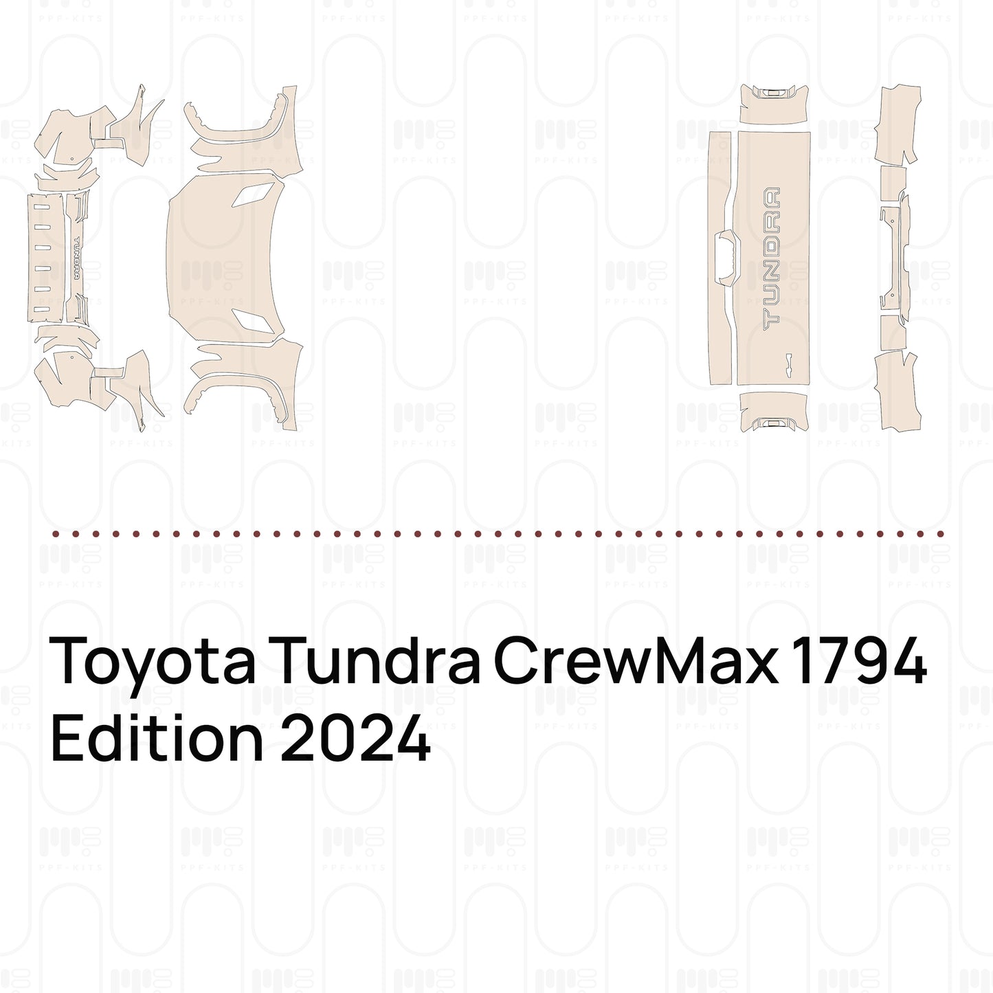 Pre-Cut PPF Toyota Tundra CrewMax 1794 Edition 2024