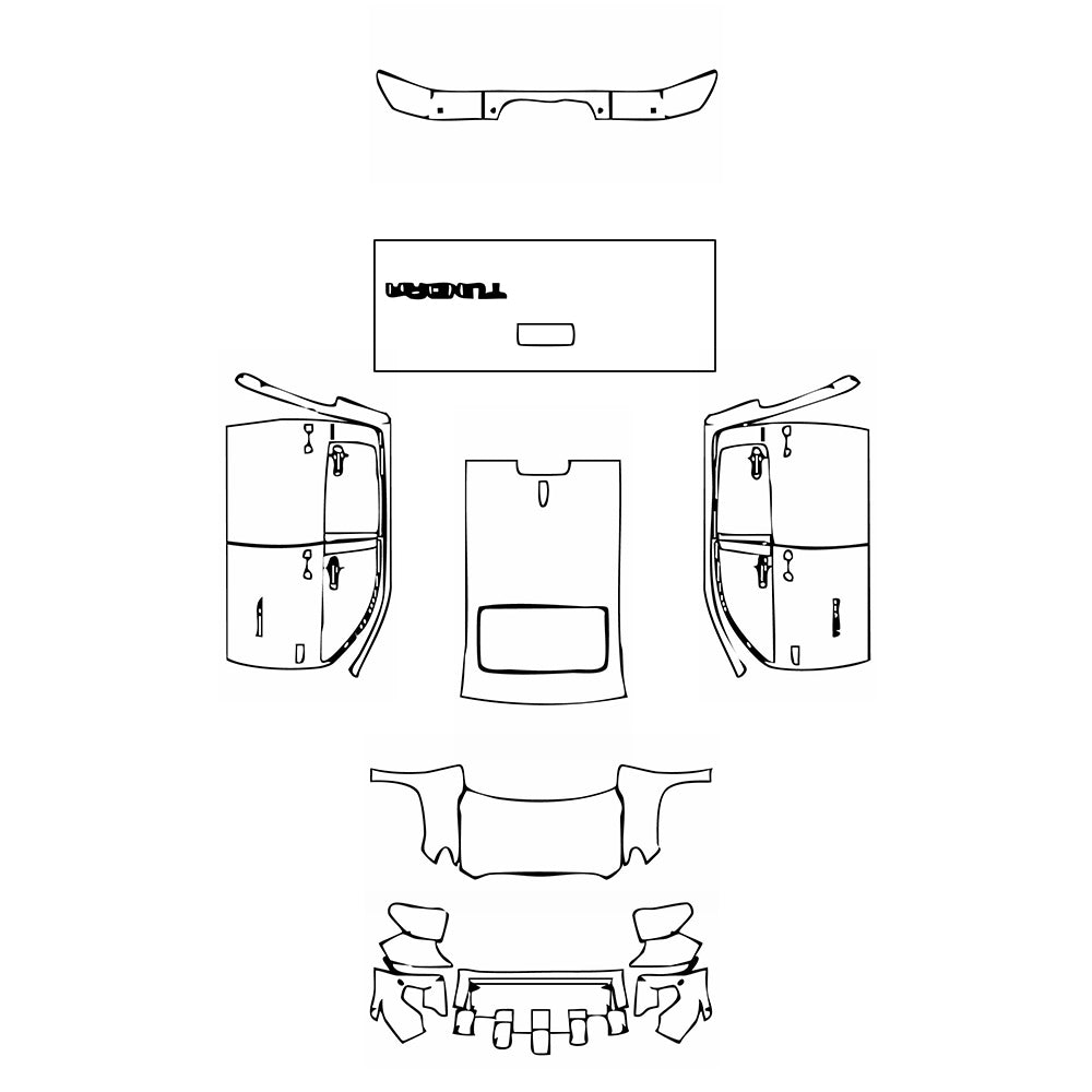 Pre-Cut PPF Toyota Tundra CrewMax Limited 2020 - PPF-Kits