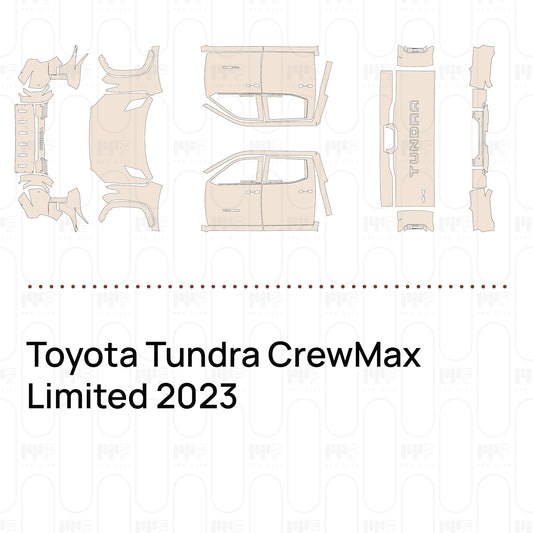 Pre-Cut PPF Toyota Tundra CrewMax Limited 2023
