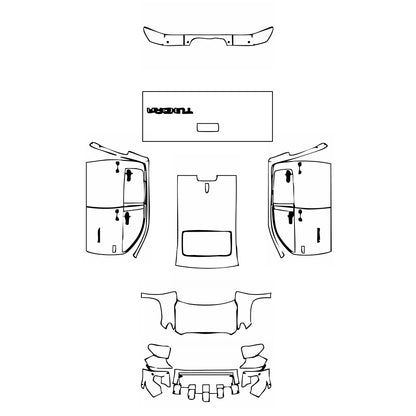 Pre-Cut PPF Toyota Tundra CrewMax SR5 2017 - PPF-Kits