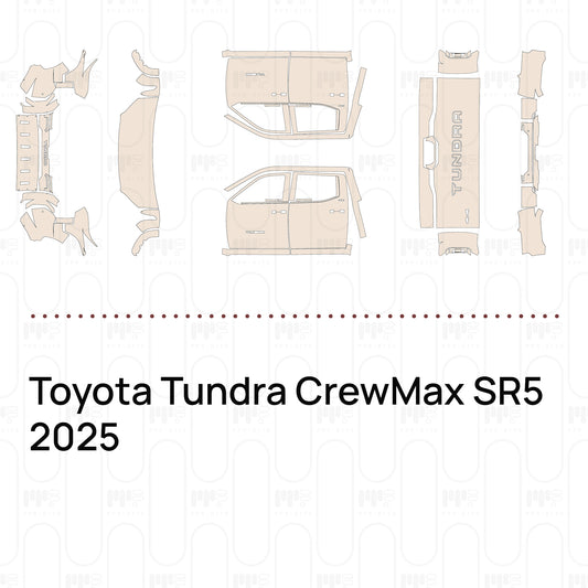Pre-Cut PPF Toyota Tundra CrewMax SR5 2025