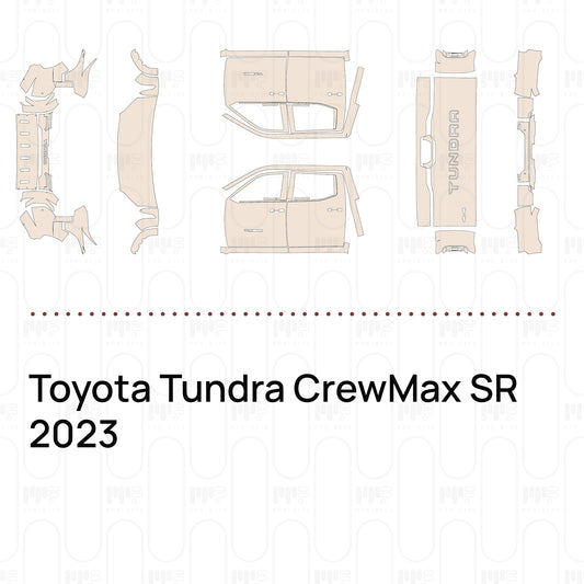 Pre-Cut PPF Toyota Tundra CrewMax SR 2023