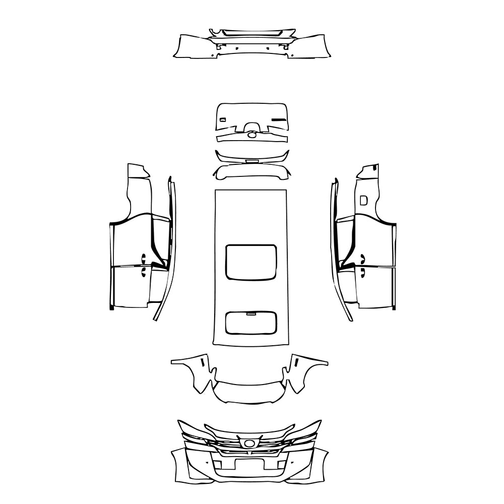Pre-Cut PPF Toyota Vellfire 2020 - PPF-Kits