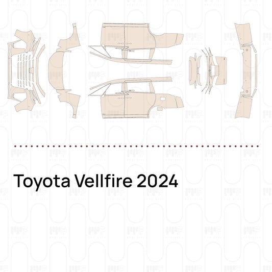 Pre-Cut PPF Toyota Vellfire 2024