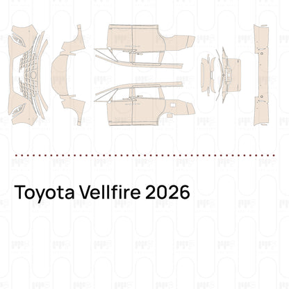 Pre-Cut PPF Toyota Vellfire 2026