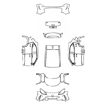 Pre-Cut PPF Toyota Yaris Cross Design 2021 - PPF-Kits