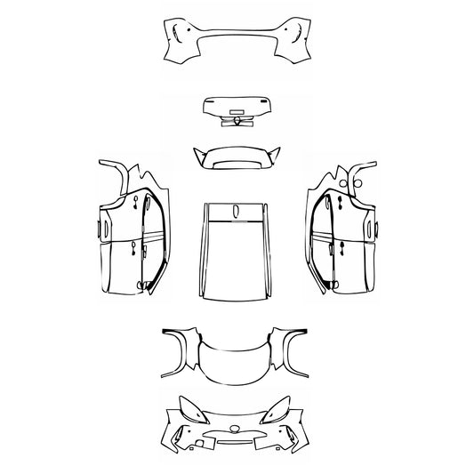 Pre-Cut PPF Toyota Yaris Cross Design 2021 - PPF-Kits