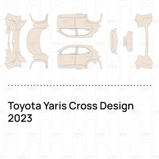 Pre-Cut PPF Toyota Yaris Cross Design 2023