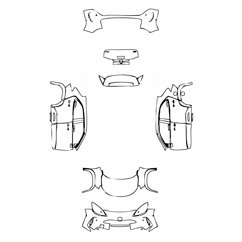 Pre-Cut PPF Toyota Yaris Cross GR SPORT 2021 - PPF-Kits