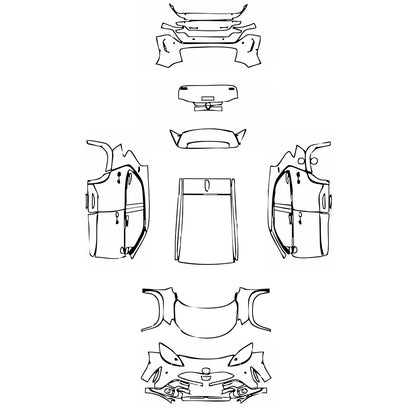 Pre-Cut PPF Toyota Yaris Cross Premiere 2021 - PPF-Kits