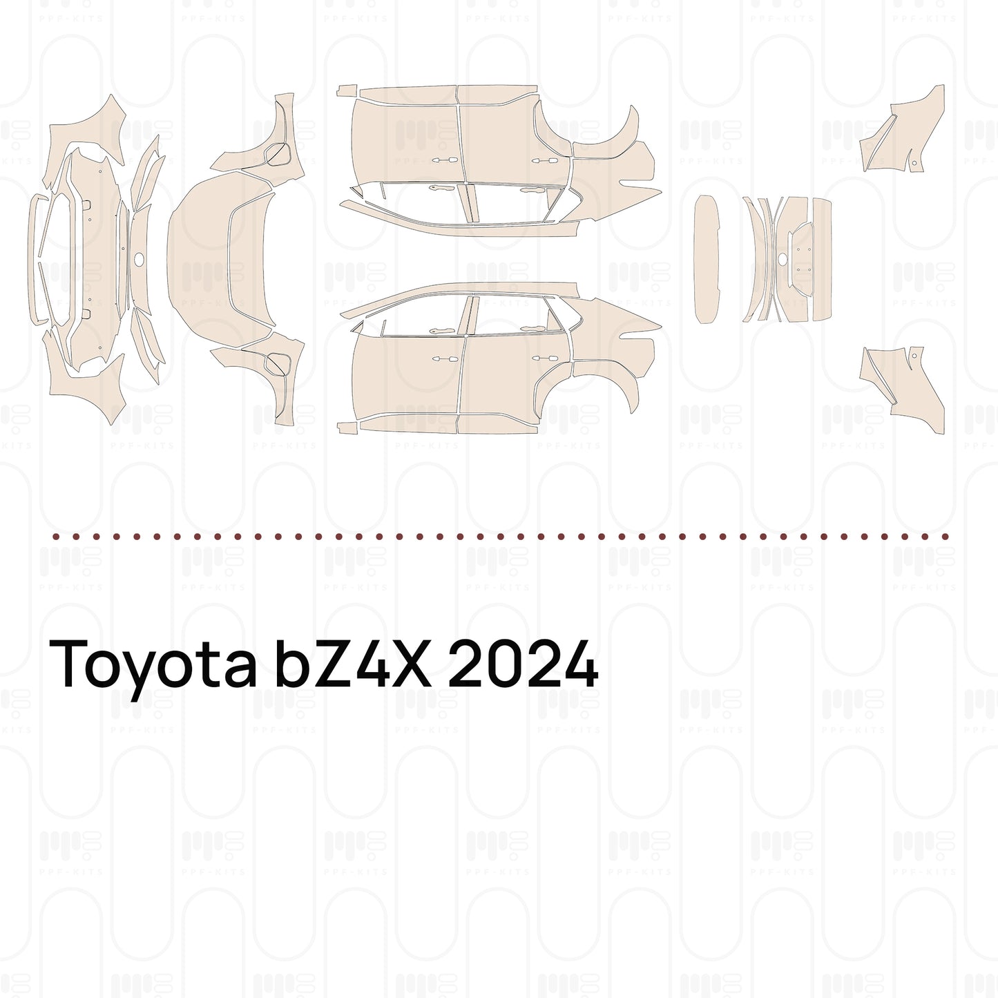 Pre-Cut PPF Toyota bZ4X 2024