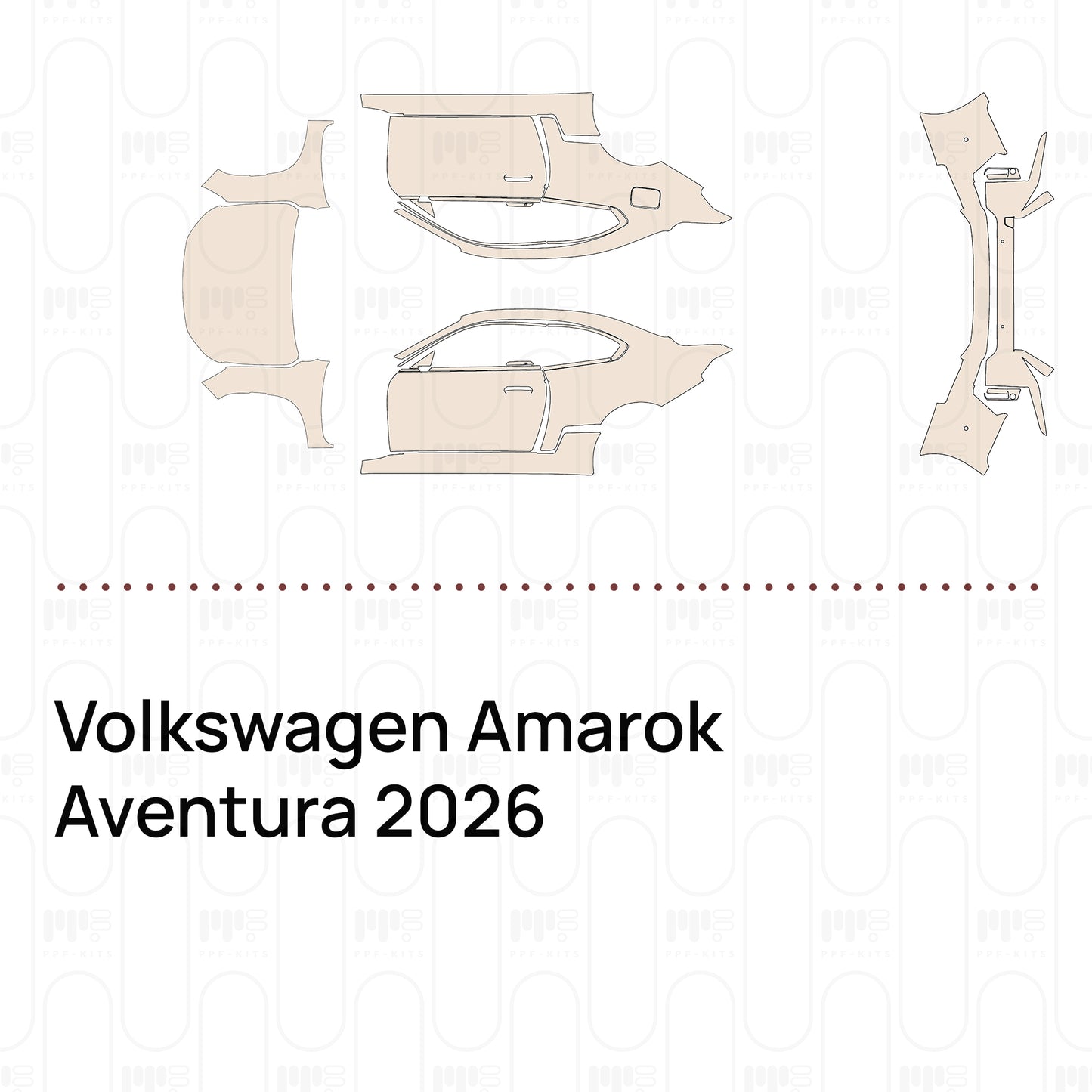 Pre-Cut PPF Volkswagen Amarok Aventura 2026