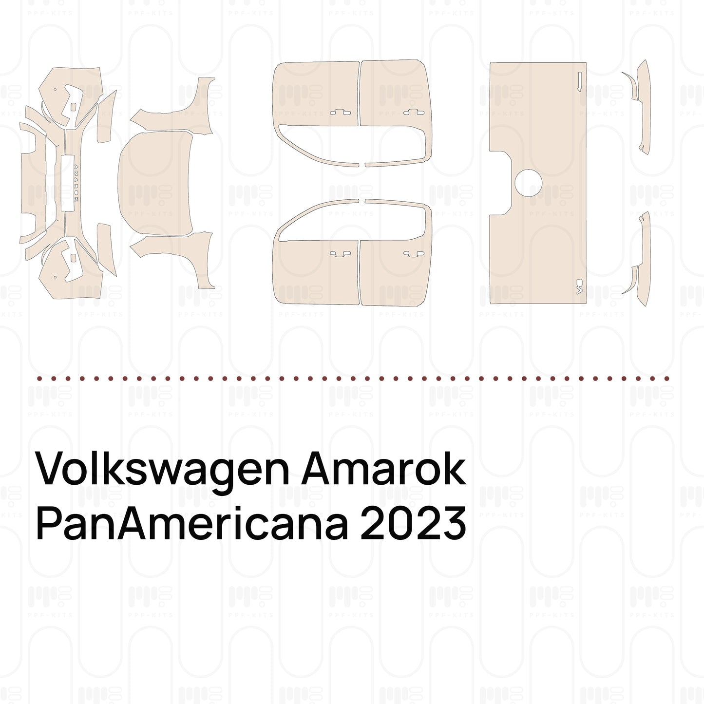 Pre-Cut PPF Volkswagen Amarok PanAmericana 2023