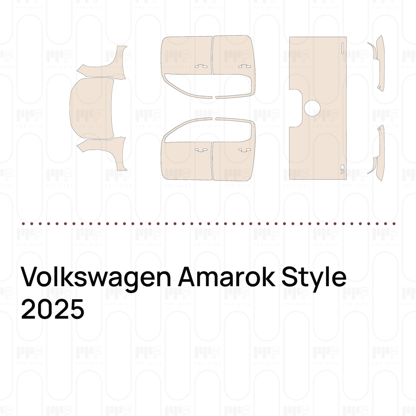 Pre-Cut PPF Volkswagen Amarok Style 2025