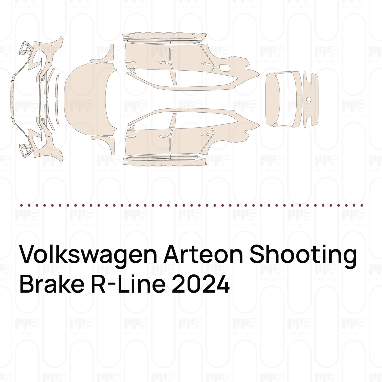 Pre-Cut PPF Volkswagen Arteon Shooting Brake R-Line 2024