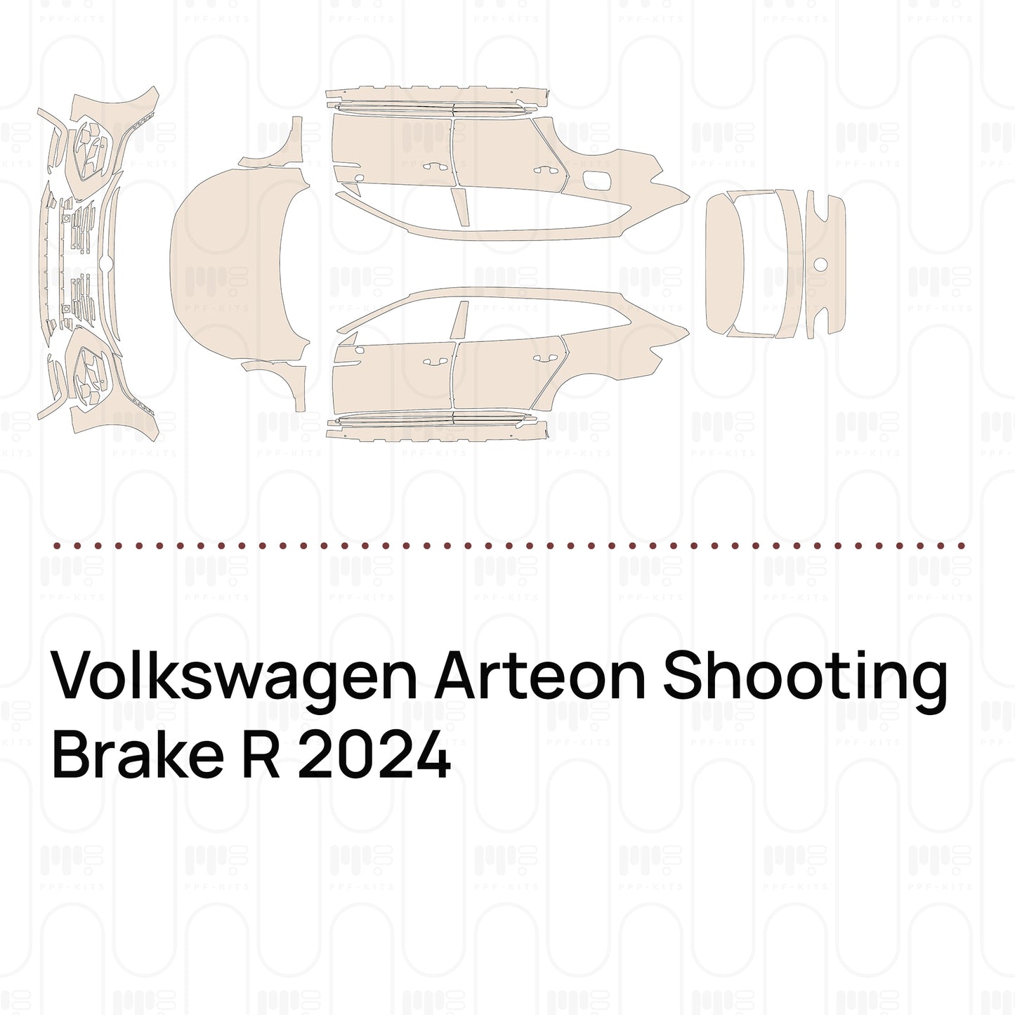 Pre-Cut PPF Volkswagen Arteon Shooting Brake R 2024