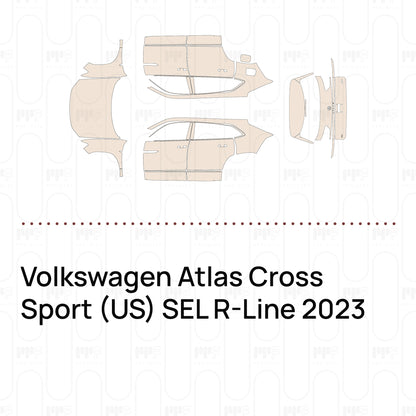 Pre-Cut PPF Volkswagen Atlas Cross Sport (US) SEL R-Line 2023