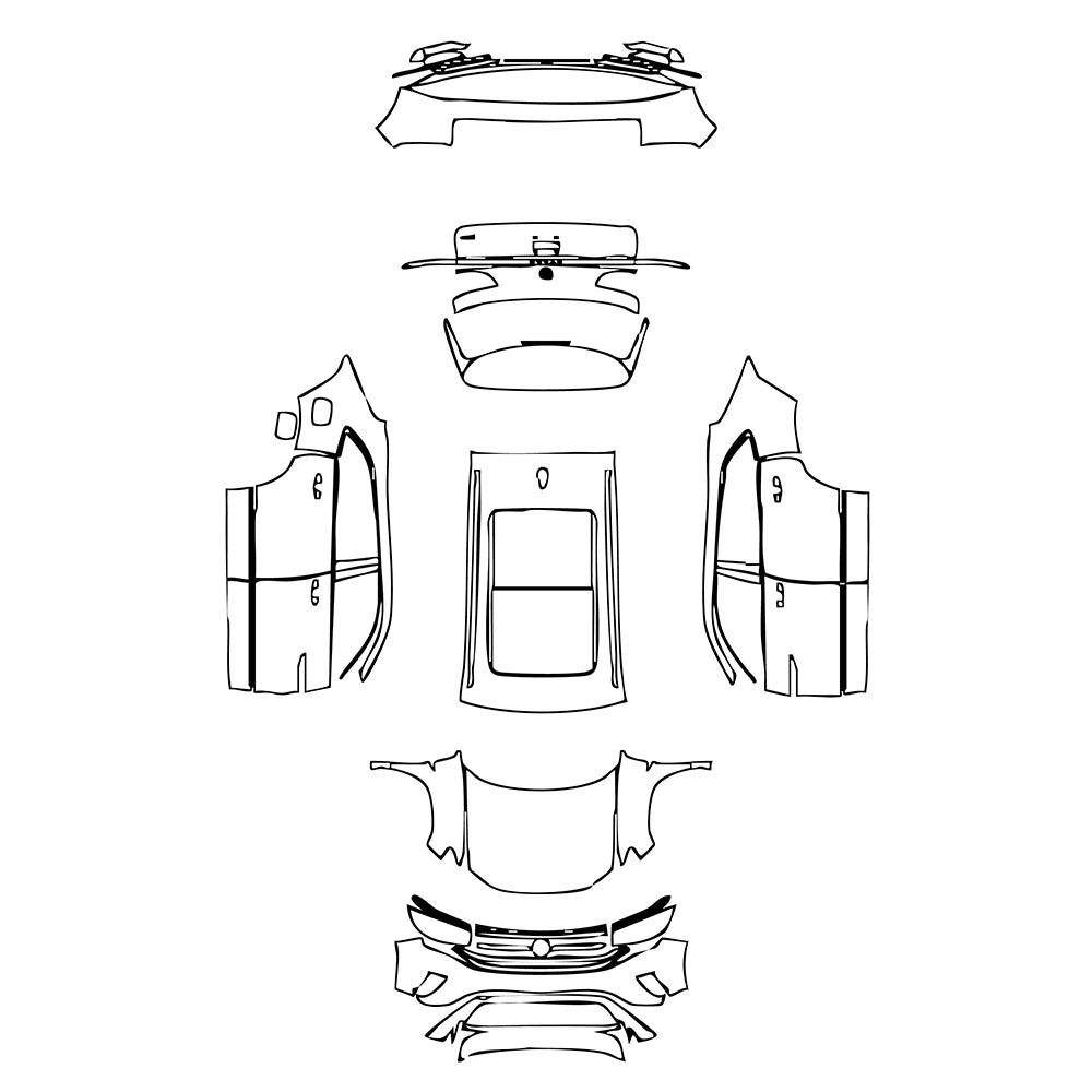 Pre-Cut PPF Volkswagen Atlas Cross Sport (US) SE 2020 - PPF-Kits