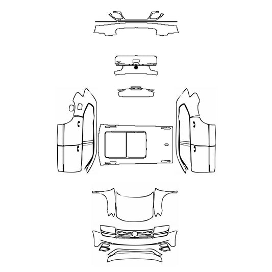 Pre-Cut PPF Volkswagen Atlas (US) S 2018 - PPF-Kits
