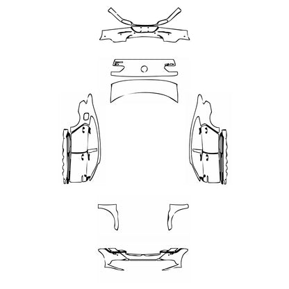 Pre-Cut PPF Volkswagen CC Sedan 2019 - PPF-Kits