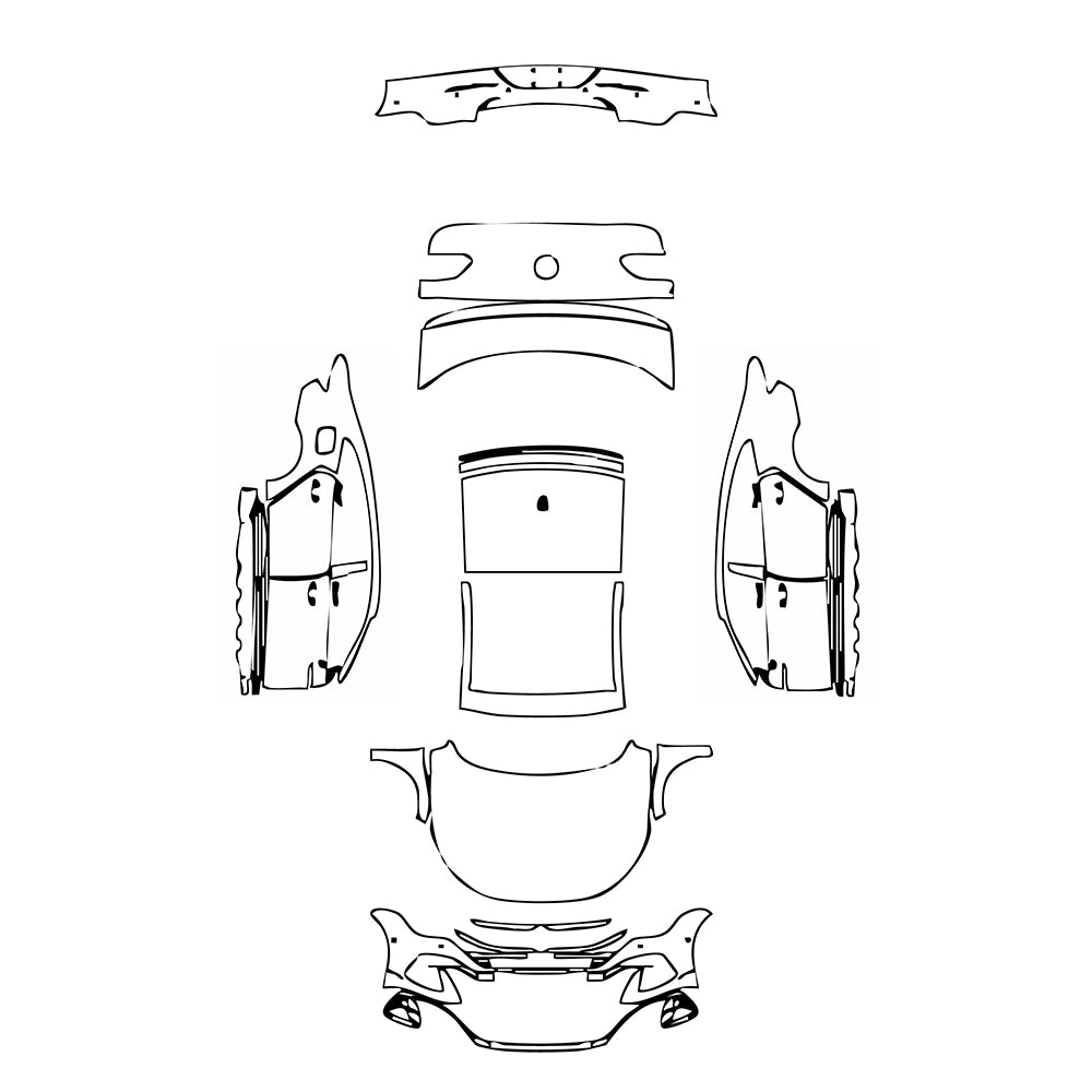 Pre-Cut PPF Volkswagen CC Sedan 2021 - PPF-Kits