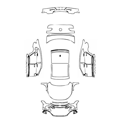Pre-Cut PPF Volkswagen CC Sedan 2024 - PPF-Kits