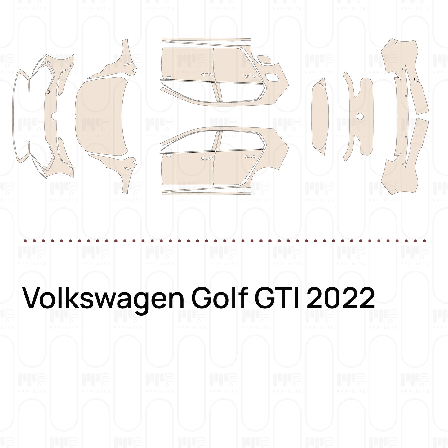 Pre-Cut PPF Volkswagen Golf GTI 2022